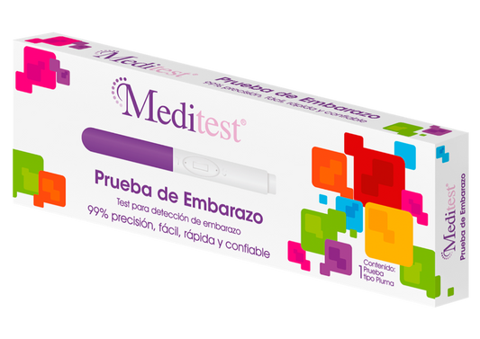 PRUEBA DE EMBARAZO MEDITEST 1 CJA 1 PZA