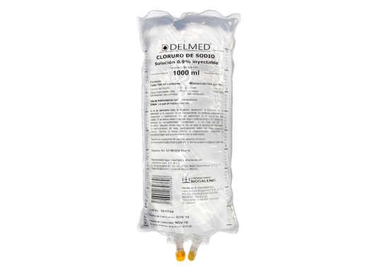 SOLUCION CLORURO DE SODIO 0.9% 1000 ML