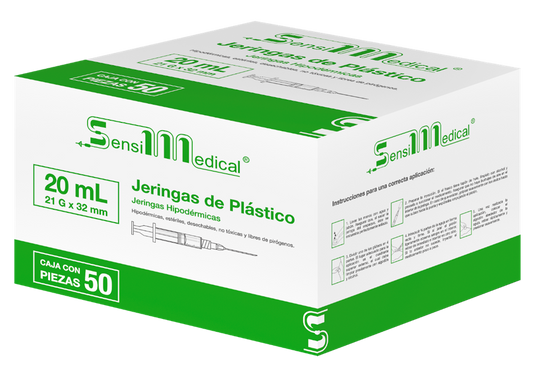 JERINGA VERDE 50 JERS 21X32MM / 20 ML