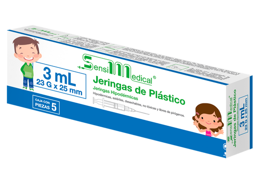 JERINGA AZUL 5 JERS 23X25MM/3 ML