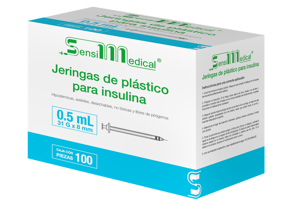 JERINGA INSULINA 100 JERS 31GX8MM/.5