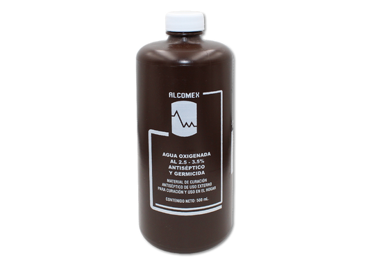 AGUA OXIGENADA ALCOMEX 500 ML