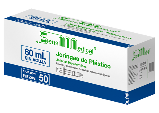 JERINGA 60 ML C/50 SIN AGUJA
