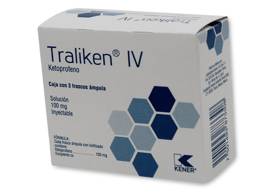 TRALIKEN IV 3 FA 100 MG