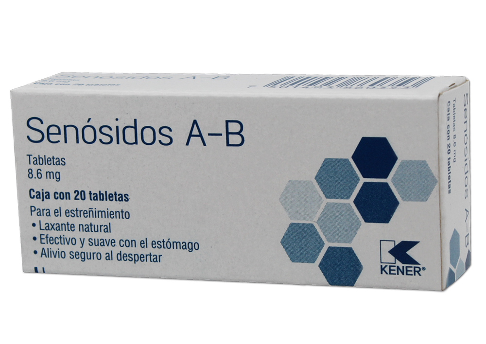 SENOSIDOS A-B 20 TAB 8.6 MG