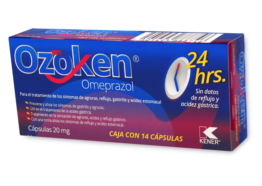 OZOKEN 14 CAPS 20 MG