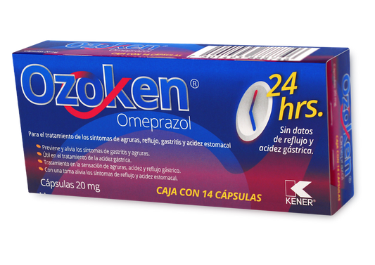 OZOKEN 14 CAPS 20 MG