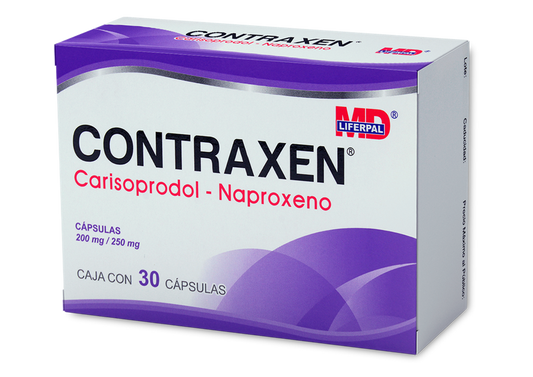 CONTRAXEN 30 CAPS 250/200 MG