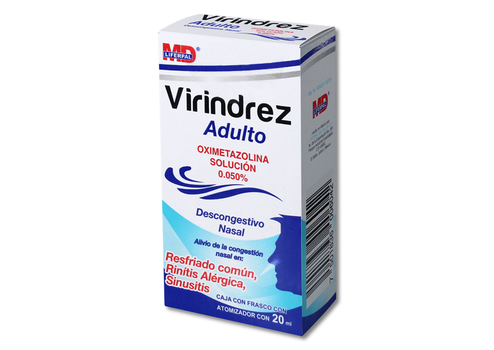 VIRINDREZ ADULTO 1 ATOM 50 MG/20 ML