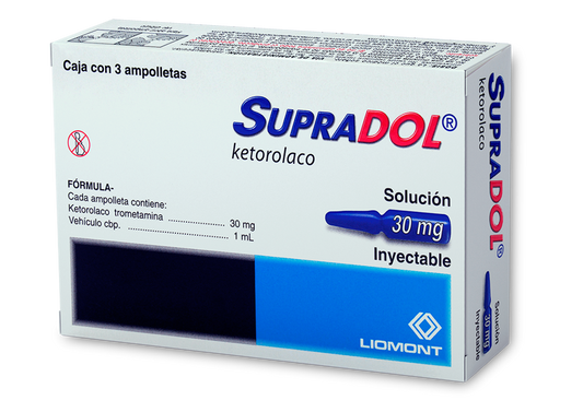 SUPRADOL INY 3 AMP 30 MG