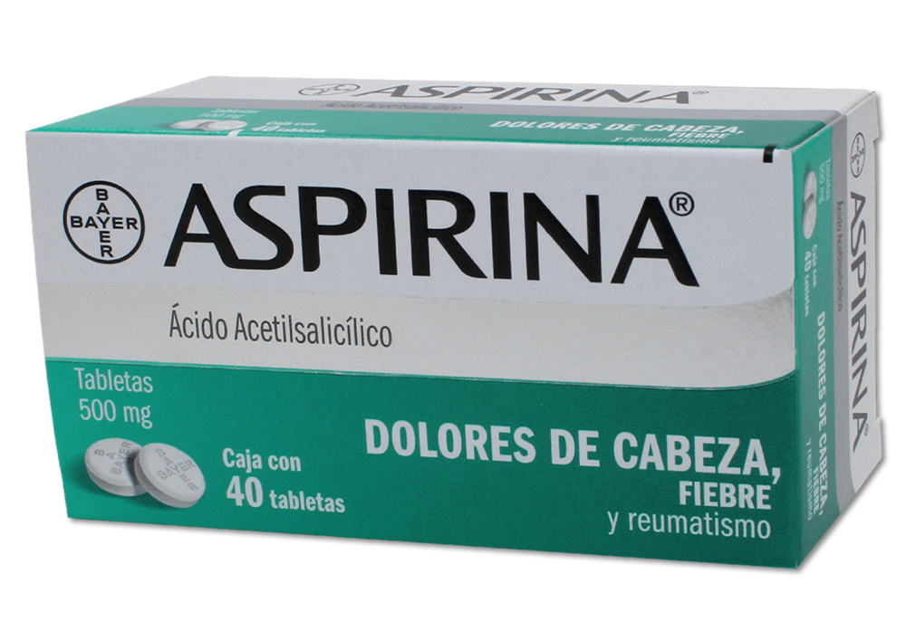 ASPIRINA AD 40 TAB 500 MG