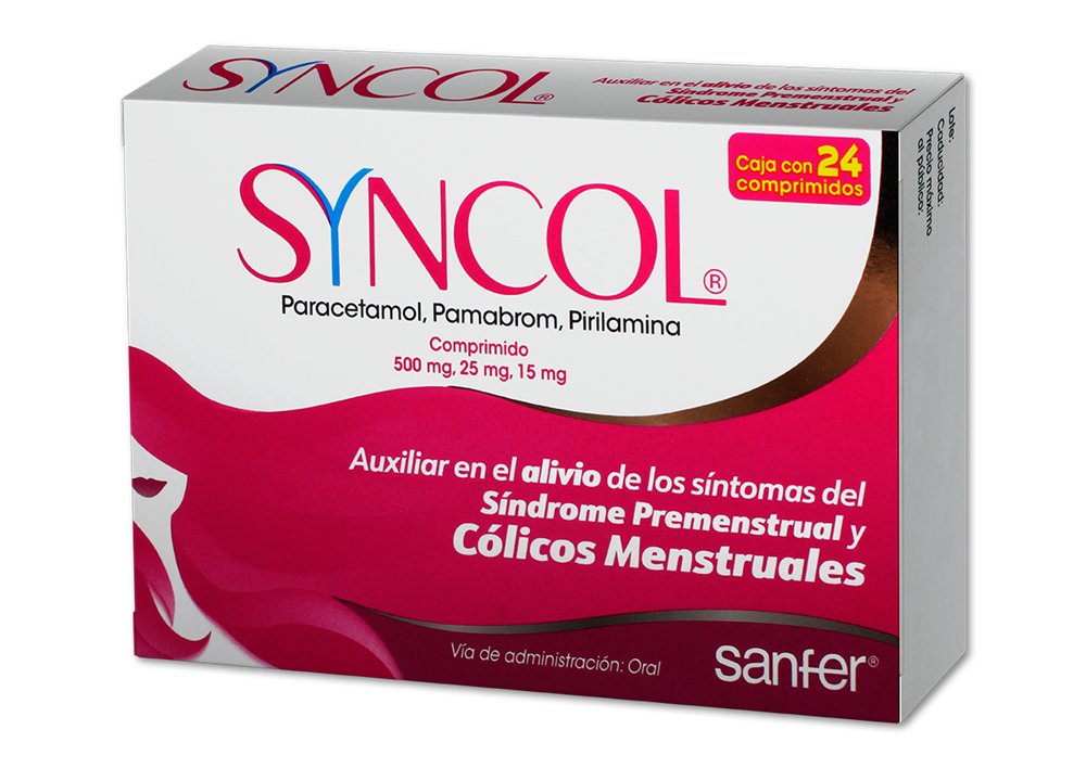 SYNCOL 24 COMP 500/25/15 MG