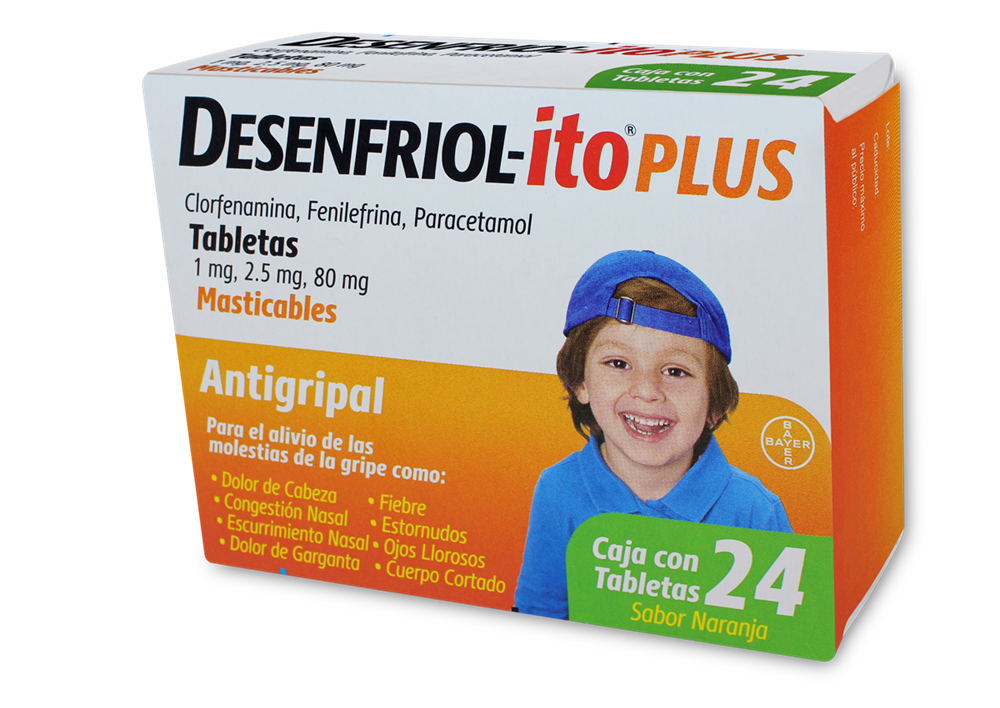 DESENFRIOL ITO PLUS 24 TAB 80/2.5/.1