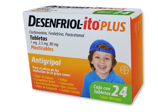 DESENFRIOL ITO PLUS 24 TAB 80/2.5/.1