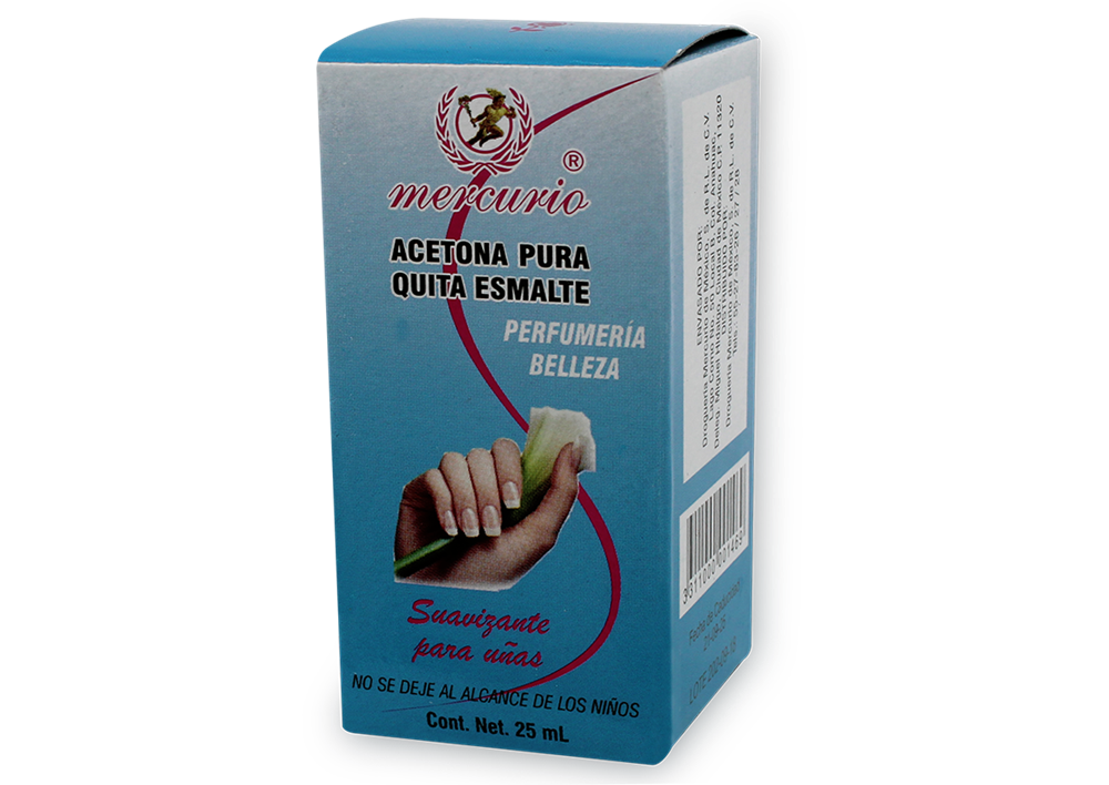 ACETONA MERCURIO 1 BOT 25 ML