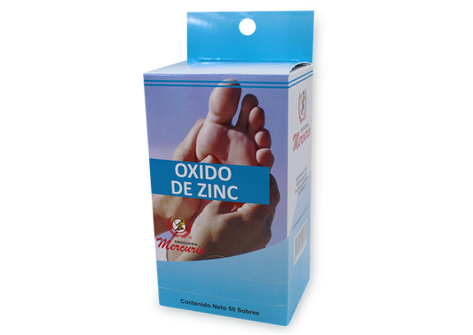 OXIDO DE ZINC 1 EX 50 SOB C/10G (MERCURI