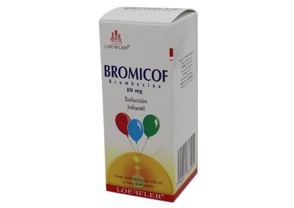 BROMICOF INF. 1 SOL 80MG/100 ML