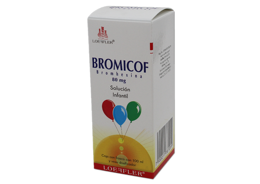 BROMICOF INF. 1 SOL 80MG/100 ML