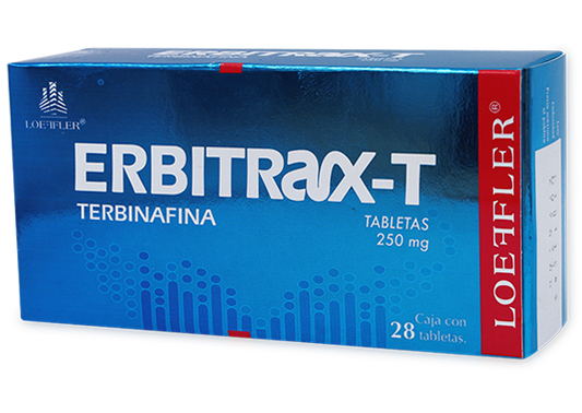 ERBITRAX-T 28 TAB 250 MG