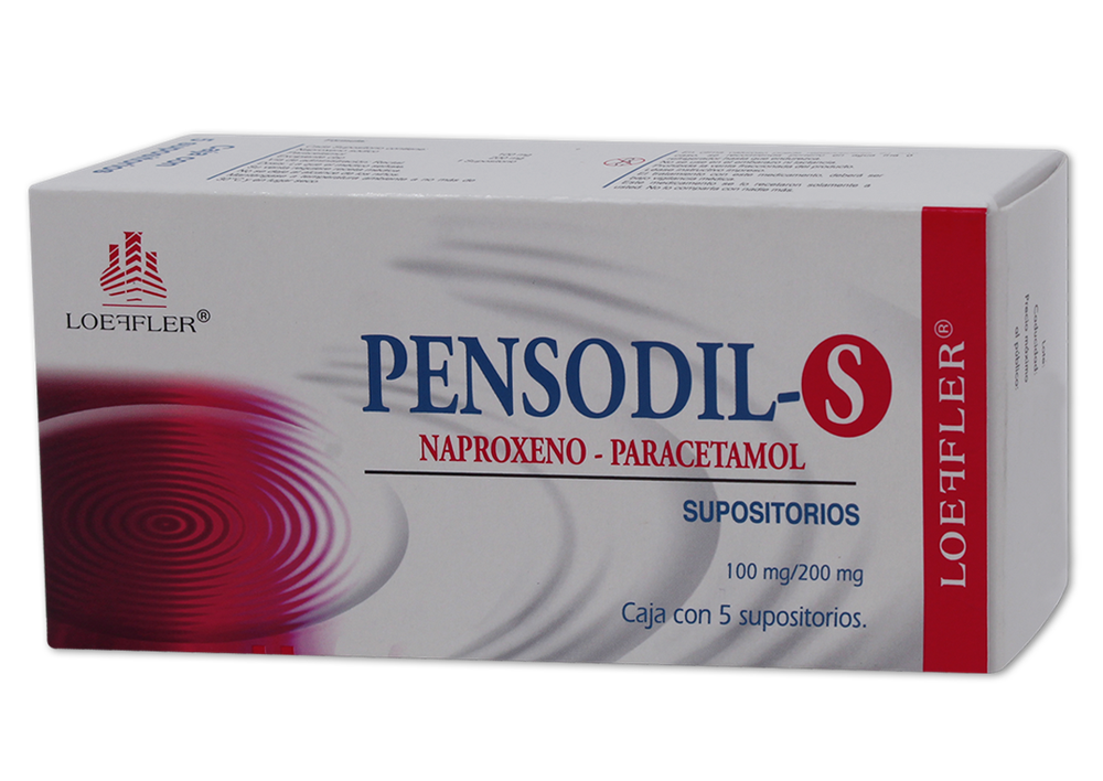 PENSODIL-S 5 SUP 200/100 MG