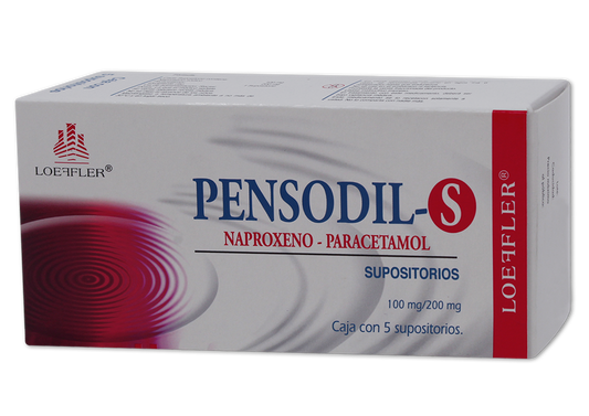 PENSODIL-S 5 SUP 200/100 MG