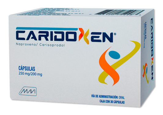 CARIDOXEN 30 CAPS 250/200 MG