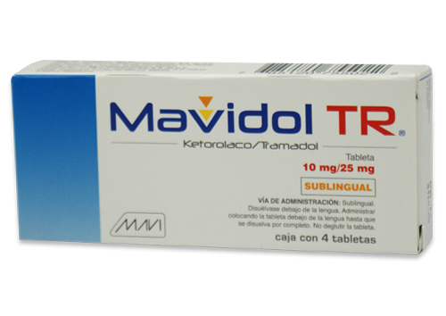 MAVIDOL TR SUBLINGUAL 4 TAB 25/10 MG