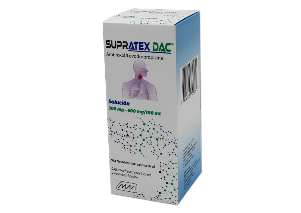 SUPRATEX DAC 1 SOL 300/600 MG 120 ML