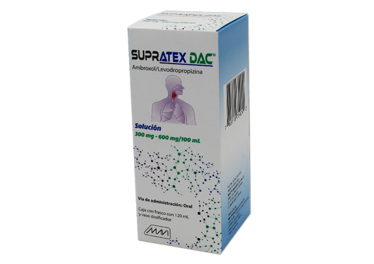 SUPRATEX DAC 1 SOL 300/600 MG 120 ML