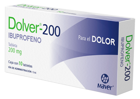 DOLVER 10 TAB 200 MG