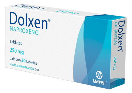 DOLXEN 20 TAB 250 MG