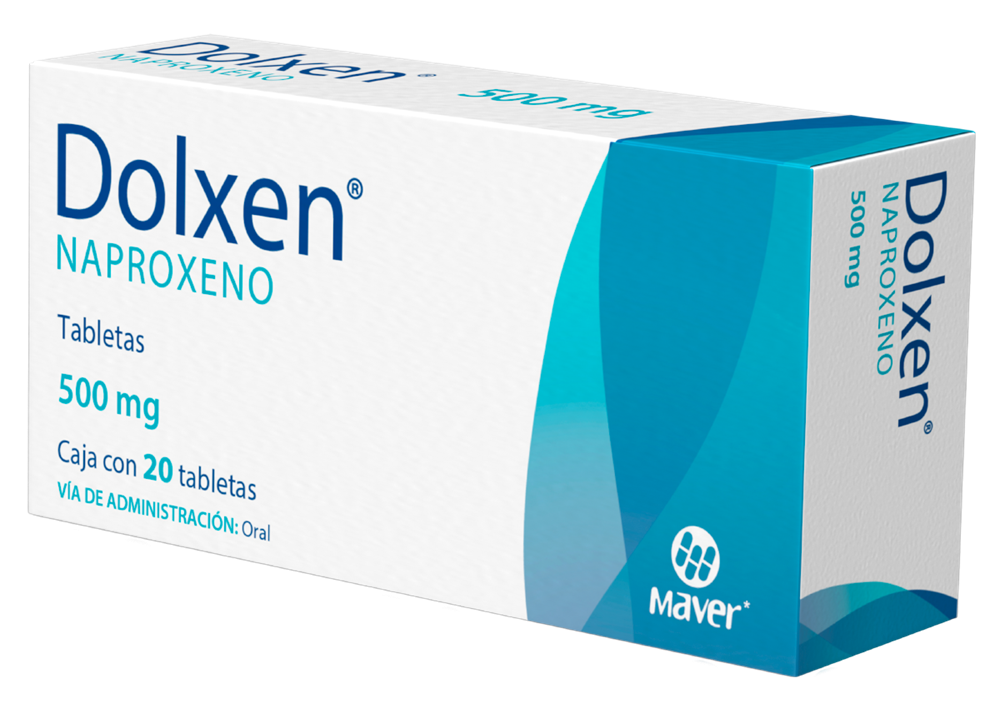 DOLXEN 20 TAB 500 MG