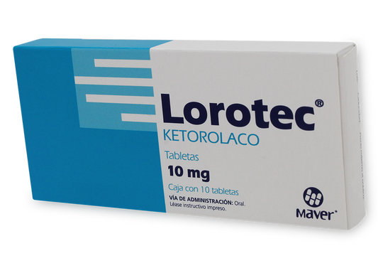 LOROTEC 10 TAB 10 MG