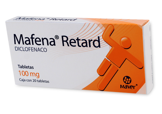 MAFENA RETARD 20 TAB 100 MG