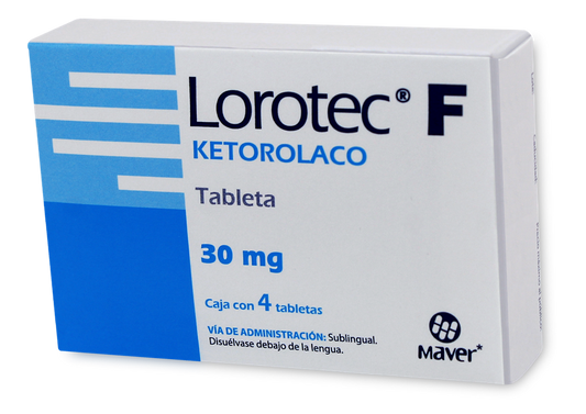 LOROTEC-F SUBLI 4 TAB 30 MG