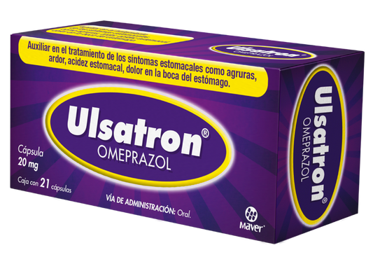 ULSATRON 21 CAPS 20 MG