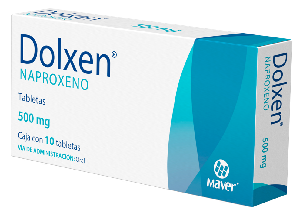 DOLXEN 10 TAB 500 MG