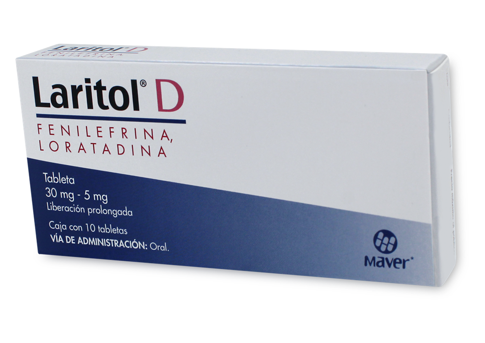 LARITOL D 10 TAB 30/5 MG