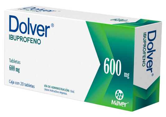 DOLVER 20 TAB 600 MG