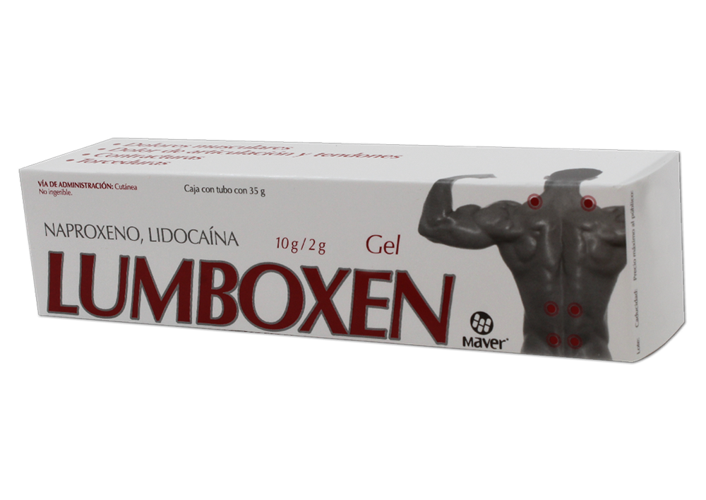 LUMBOXEN ROJO 1 GEL 10/2/35 G