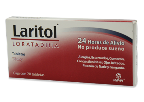 LARITOL 20 TAB 10 MG