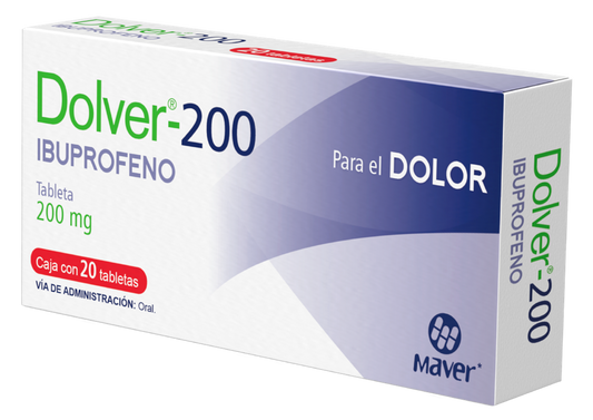 DOLVER 20 TAB 200 MG