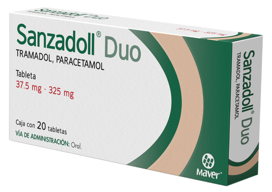 SANZADOLL DUO 20 TAB 37.5/325 MG