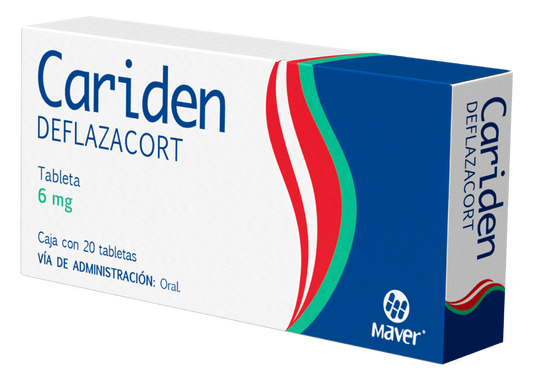 CARIDEN 20 TAB 6 MG