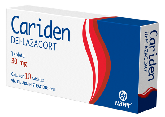 CARIDEN 10 TAB 30 MG
