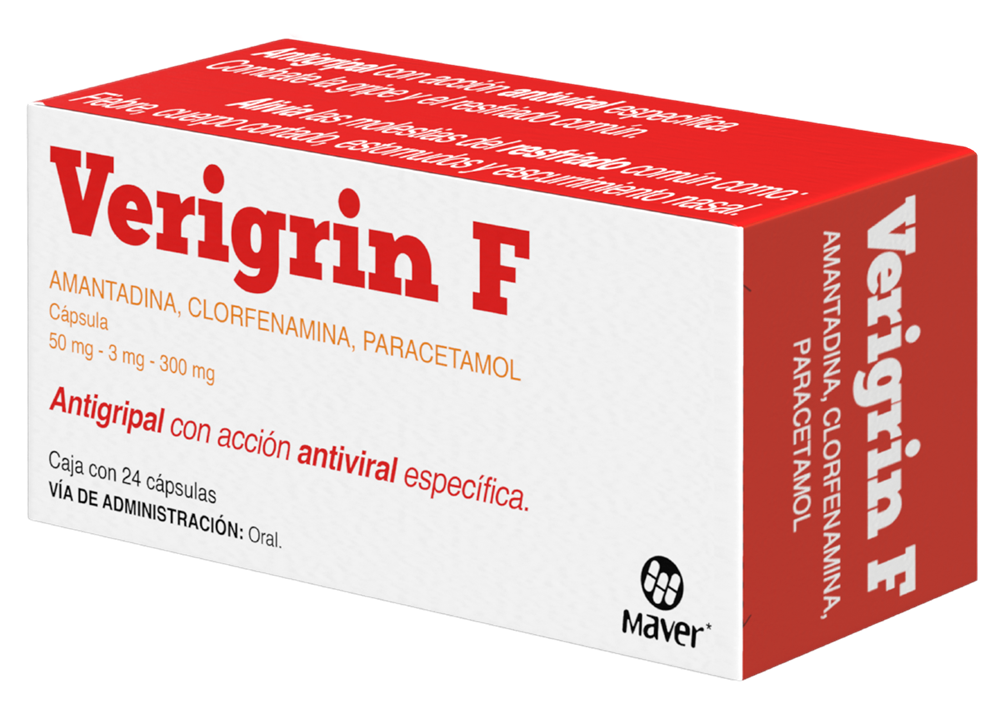 VERIGRIN F 24 CAPS 50/3/300MG