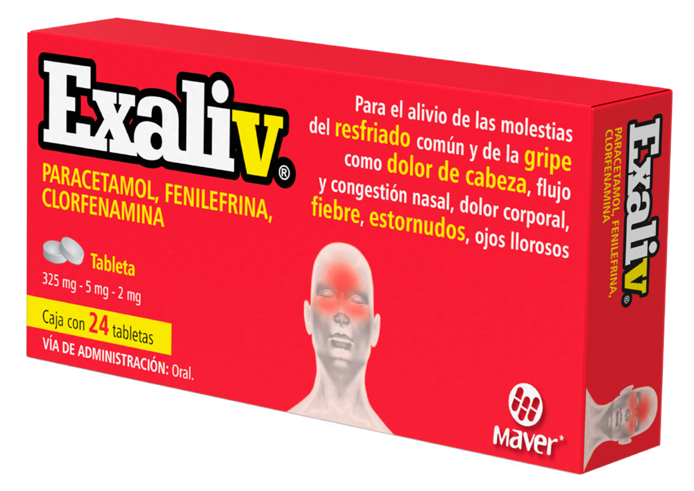 EXALIV 24 TAB 325/5/2 MG