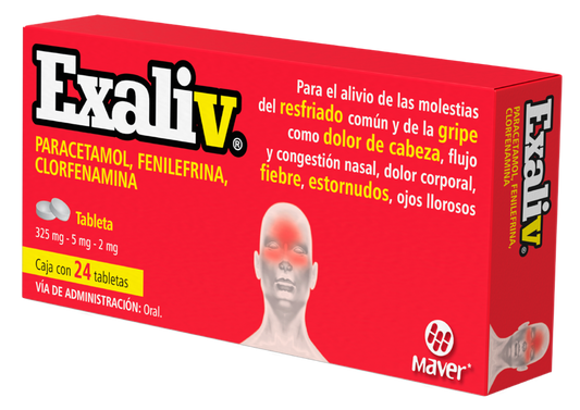 EXALIV 24 TAB 325/5/2 MG