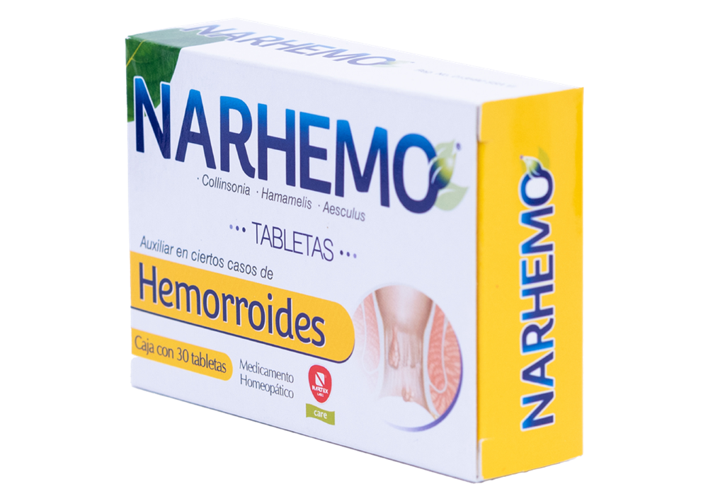 NARHEMO 1 CAJA 30 TABLETAS