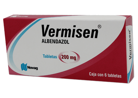 VERMISEN 6 TAB 200 MG